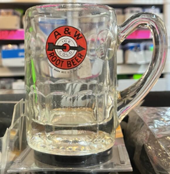 A&W Root Beer | Other | Vintage Aw Root Beer Heavy Glass Mug Bullseye ...